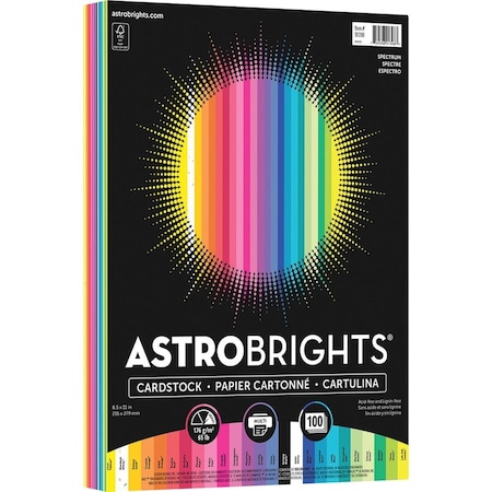 Astrobrights Brights Spectrum 65Lb Pk WAU91398